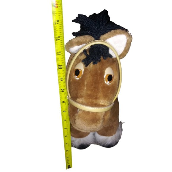 Cabbage Patch Kids Brown Pony Stuffed Animal Horse Plush Saddle Bridle CPK 1984 - Picture 11 of 12
